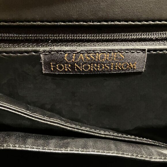 Black Suede Clutch / Shoulder Purse from Classiques for Nordstrom - Picture 5 of 6